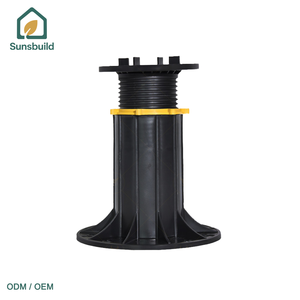 Sunsbuild Heavy Duty Adjustable Plastic Pedestals for <b>Deck</b> Joist Support Outdoor Decking and Landscaping Project - Product Image 6