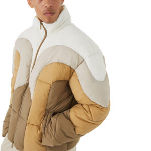 Chaqueta acolchada de burbujas para hombre de diseño único 2025, chaqueta cómoda transpirable recubierta, chaqueta lavable con servicio OEM - Product Image 5