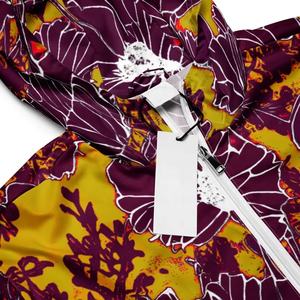 Chaqueta de golf cortavientos ligera para hombre Chaqueta de diseño de patrón personalizado informal de poliéster para hombre - Product Image 5