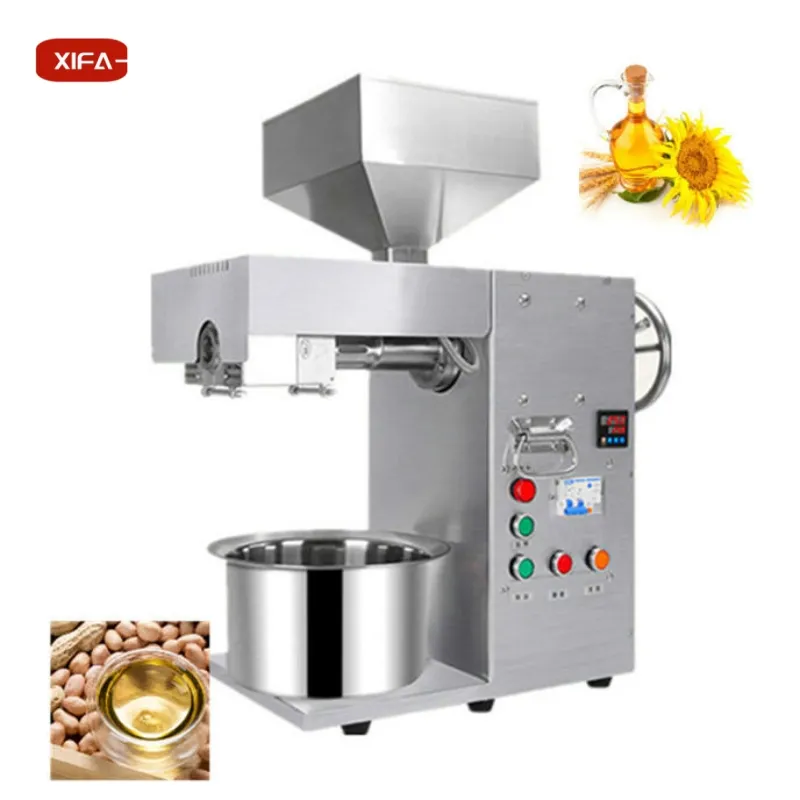 220v edible oil press machine can press various oils with large capacity