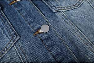 Chaleco informal ajustado para mujer 100% algodón con soporte deshilachado sin mangas rasgado Tops chaqueta de invierno de sublimación personalizada - Product Image 3