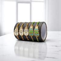 Bracelet d'amitié perlé vintage ajustable, couleur personnalisée, mignon et écologique, pour enfants et adolescents - Vente en gros