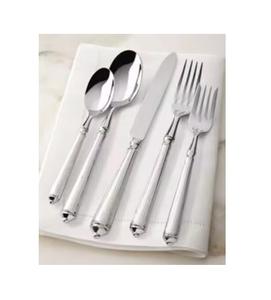 Juego de Cubiertos de acero inoxidable de nuevo estilo, duradero, resistente al óxido, perfecto para cenas diarias y ocasiones especiales, acero con espejo - Product Image 1