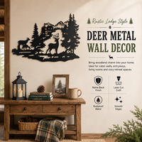 Décoration murale suspendue en acier inoxydable découpée au laser motif cerf, style Art Déco, personnalisable pour la décoration intérieure, vente en gros d'usine, OEM ODM