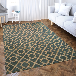 Alfombra de yute Sisal de fibra Natural para sala de estar, dormitorio, pasillo, habitación de invitados, Hotel y oficina, alfombra anudada a mano, venta al por mayor - Product Image 1