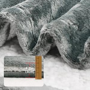 Sweat à capuche en polaire sherpa tricoté pour femmes, sweat à capuche oversize chaud pour l'hiver, couverture, OEM personnalisé, vente en gros, directement de l'usine - Product Image 3