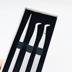 Juego de pinzas para extensión de pestañas de calidad superior, pinzas para Volumen de bota, logotipo personalizado aceptado, pinzas para pestañas ecológicas - Product Image 2