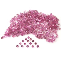 2mm Natürlicher Rosa Turmalin Facettierter Edelstein AAA-Qualität Wärmebehandelt Kalibriert Gute Farbe Großhandelspreis IGI-Zertifikat