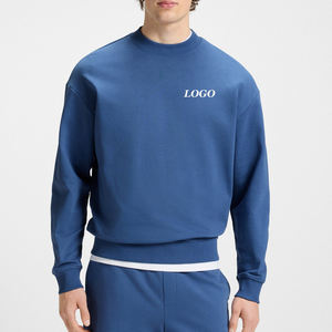 Sweat-shirt pas cher pour homme, design décontracté pour les acheteurs en gros, design tendance avec logo personnalisé, couleur unie, service OEM - Product Image 1