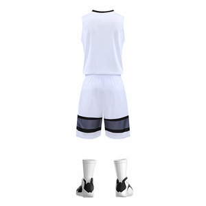 Ensemble d'uniformes de basketball personnalisés en gros, ensemble de maillot et short de basketball d'été, respirant, séchage rapide, antibactérien, taille plus, équipe - Product Image 5