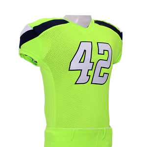 Camiseta personalizable de fútbol americano de alta calidad última moda diseño de secado rápido mangas cortas tamaños personalizables Logo - Product Image 5