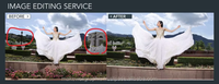 Services professionnels de retouche photo pour des images impeccables, un attrait visuel amélioré, options multicolores, impression d'emballages