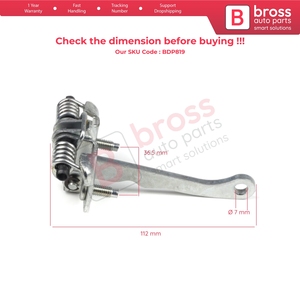 BDP819 Limitador de Apertura de Puerta Trasera para 306 1993-2002 9181.72 - Product Image 5