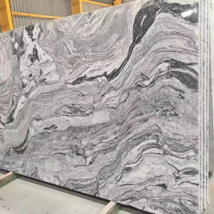 Surface polie par dalle blanche de granit de conception moderne de Viscon - Product Image 2