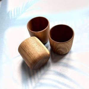 แก้วไม้อะคาเซียดีไซน์คลาสสิก,แก้วสำหรับดื่มชากาแฟน้ำปลาคาร์ฟพร้อมโลโก้ไม้สั่งทำได้จากเวียดนาม - Product Image 2