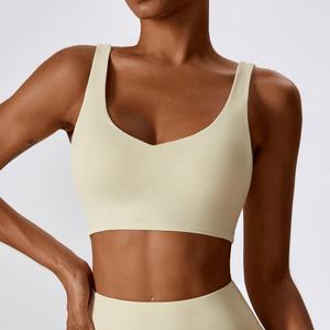 Conjunto Deportivo de 2 Piezas para Mujer, Top Corto de Manga Larga con Cuello Cuadrado, Leggings de Cintura Alta, Color Sólido, Tejido de Punto, Spandex, Nailon, Sin Costuras, para Yoga - Product Image 2