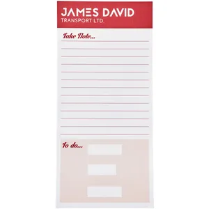 Bloc-notes promotionnel personnalisé Desk-Mate FSC, bloc-notes de merchandising personnalisable - Product Image 3
