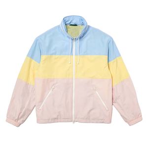 Veste coupe-vent légère ODM, vente en gros de mode, vêtements d'extérieur imperméables, toile, col montant, logo frontal pour hommes - Product Image 1