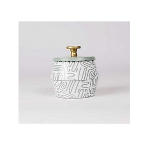 Caja para servir nueces de madera y acero con trabajo de fregona Tamaño y forma personalizados Caja para servir frutas secas a granel - Product Image 2