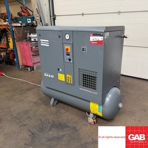 Compresor de aire de tornillo rotativo ATLAS COPCO GX4FF EP con secador integrado en venta - Compresor de aire económico - Product Image 1