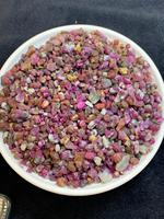 Rubis brut naturel d'Afghanistan, non traité, rouge profond, cristal brut, pierre précieuse en vrac, pour la fabrication de bijoux, collection de guérison, effet étoilé, lueur