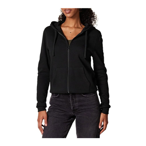 Sudaderas de invierno con cremallera y capucha de gran tamaño, transpirables, antiarrugas, logotipo frontal, estampado para mujer, tarifa al por mayor, OEM personalizado 2025 - Product Image 2