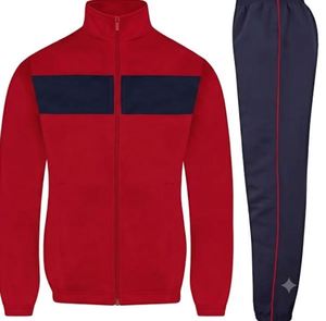 Comfortable Breathable Winter Training Set for <b>Running</b> and Sports <b>Men</b> Casual Windbreaker Suit Zipper Jacket and Track <b>Pants</b> Set - Product Image 1