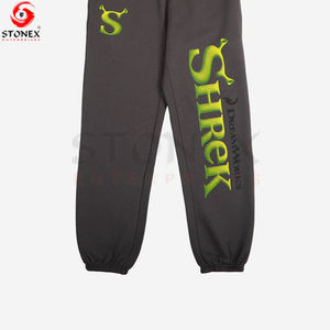 กางเกงวอร์มแฟชั่นสำหรับผู้ชายกางเกงวิ่งลำลองกางเกงกีฬาพิมพ์ลายพัฟ - Product Image 5