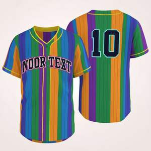 Jerseys de béisbol de sublimación personalizados para deportes de equipo | Uniformes de béisbol de moda personalizados al por mayor JERSEY DE BÉISBOL PERSONALIZADO PK - Product Image 4