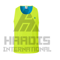 Maillot de football pour homme adulte en maille 100% polyester de haute qualité avec numéros d'équipe |   Gilet de football d'entraînement personnalisé, service OEM - Haadis