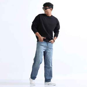 สเวตเชิ้ตสำหรับผู้ชายเสื้อสเวตเชิ้ตผ้าคอตตอนผสมดีไซน์ไม่ซ้ำใครดีไซน์เรียบง่าย - Product Image 6