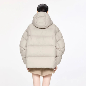 แจ็กเก็ตทรงปลาปักเป้าสำหรับผู้หญิงแจ็กเก็ตบุผ้าสองชั้นระบายอากาศได้ดีมีซิปสำหรับฤดูหนาว - Product Image 3