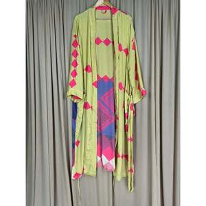 Recycled Silk Sari Women's Kimono Boho Chic Vintage <b>Beach</b> Cover Dress Resort Wear <b>Robe</b> Gypsy House Regal Swimsuit Cover Ups - Product Image 4