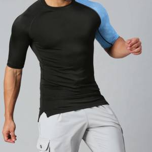 Streetwear Fitness Gym Sports camiseta para hombres algodón camiseta en blanco personalizado liso hombres gimnasio entrenamiento ejercicios camiseta para hombres - Product Image 5