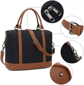 Bolsas de Viaje de Lona Impermeables con Cierre de Cremallera, Diseño Unisex de Espalda Suave, Multifuncionales para Uso Diario y al Aire Libre - Product Image 3