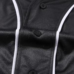 Venta al por mayor, pedido a granel, camisetas de béisbol, nombre personalizado/Número, Material transpirable, opciones de impresión u bordado 3D - Product Image 4