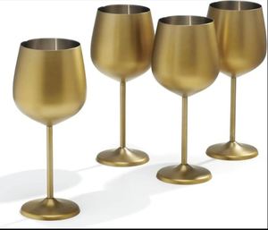 Martini de acero inoxidable al por mayor y para copas de champán, copas de vino tinto chapadas en oro, cóctel, cóctel, copa para beber - Product Image 1