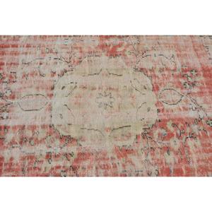 Vintage 4.5 X 9.4ft <b>Red</b> Blue Turkish <b>Wool</b> Eco Friendly Rug Classic Large Area Rectangle Patchwork Dining Room Backed Latex - Product Image 5