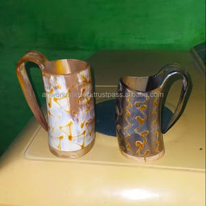 Verre à shot souvenir authentique en corne véritable 100% authentique, fait à la main, écologique, poli, corne naturelle véritable, fabriqué par ARTWORK MAESTRO - Product Image 3