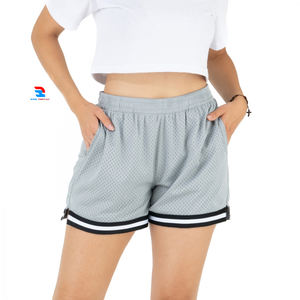 Short de sport athlétique taille haute pour femme Vêtements de jogging en maille élégante avec poches Short de basket-ball pour femme - Product Image 6