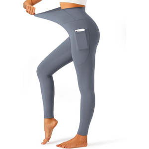 Custom Logo High Waist Breathable Yoga Pants Personalized Women's Workout Leggings for <b>Running</b> and Sports Casual Style - Product Image 1