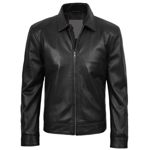 2026 OEM Top Trending Genuine Black Cowhide Leather <b>Jacket</b> For Men's High Quality Low MOQ Plus Size <b>Winter</b> Fashion Heated <b>Jacket</b> - Product Image 1