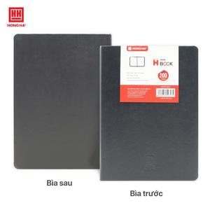 Carnet en cuir imprimé H-book, fabrication OEM au Vietnam, format A5, reliure cousue, rechargeable, 200 pages, 70g/m², cadeau d'affaires - Product Image 3