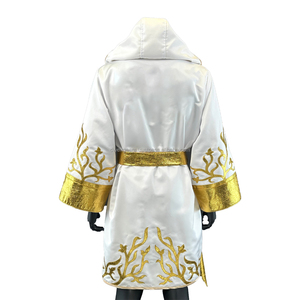 Bata de Entrada con Capucha para Boxeo de Campeonato, Vestido de Desfile, Proveedor de Equipo de Lucha de Calidad Premium - Product Image 4