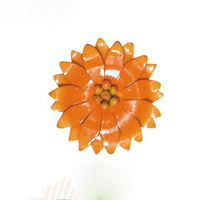 Vente flash : fleurs en cuir de haute qualité pour chaussures et accessoires vestimentaires à prix abordable, provenant d'un fabricant indien