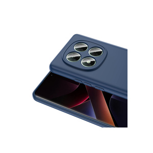 Coque en silicone liquide Netzy 5G 4G Poco X7 Premium antichoc, toucher doux, coque arrière électroplaquée, finition spéciale doublée - Product Image 4