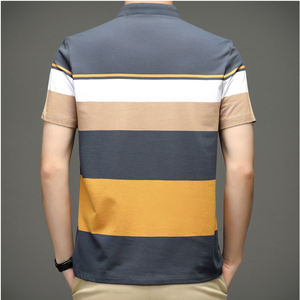 Polo de Manga Corta con Cuello Redondo, Color Rojo, Alta Calidad, Orientado a la Exportación, 100% Algodón, para Hombre, de Bangladesh - Product Image 5