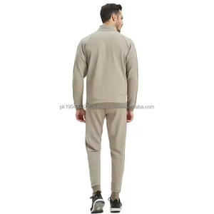 Ensemble de survêtement de jogging pour homme de haute qualité avec fermeture éclair et capuche, motif uni, pour entraînement sportif adulte, idéal pour l'hiver – Vente en gros à prix abordable - Product Image 2