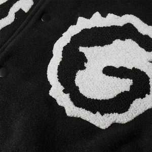 Blouson Bomber d'Hiver Homme Personnalisé 2024 Style Urbain Vintage avec Motif Lettres et Écusson Pakistanais en Polaire Imperméable et Respirant - Product Image 4