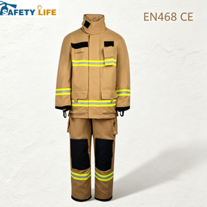 Uniformes de Bombero Amarillos y Grises, Cómodos, Elásticos, Resistentes a la Abrasión, Tallas L a XXXXXL, Suministro Confiable de Fábrica, Económicos - Product Image 2